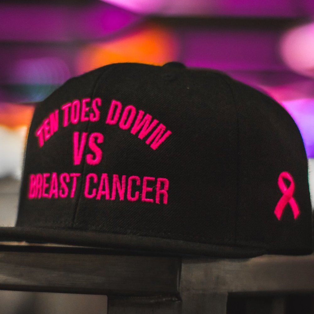 Ten Toes Down VS Breast Cancer Snapback (Limited Edition)